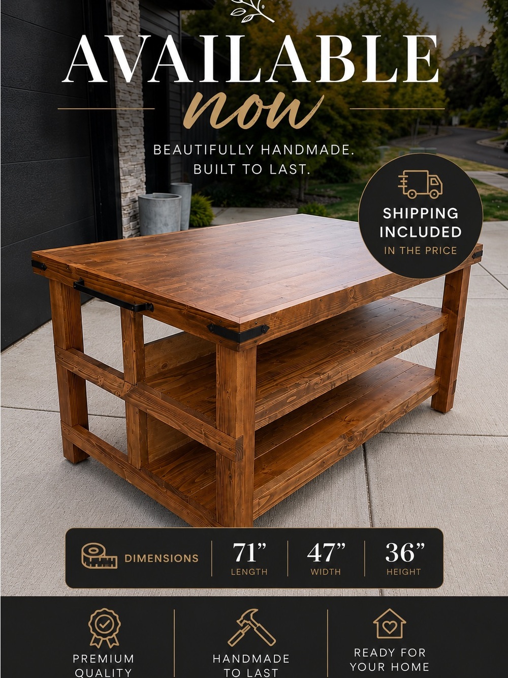 Kitchen island - free delivery